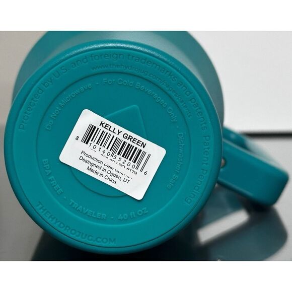 HydroJug 40oz Traveler, KELLY GREEN - Picture 4 of 4